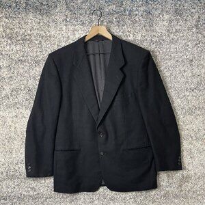 Nazario Piazzo‎ Wool/Cashmere Black  Blazer Size 44R